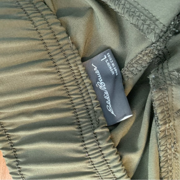 Bundle of 2 Eddie Bauer Ankle Athletic Pants Green Navy Blue Size Large - Picture 16 of 16